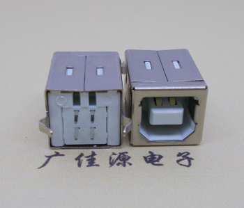 番禺USB BF180度母座 打印机接口 立式直插带赛