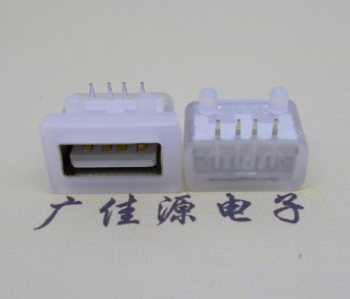 番禺USB短体平口 10.5MM防水卧式母座