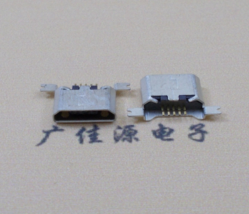 番禺MK USB B Type 沉板0.9母座后两脚SMT口不卷边