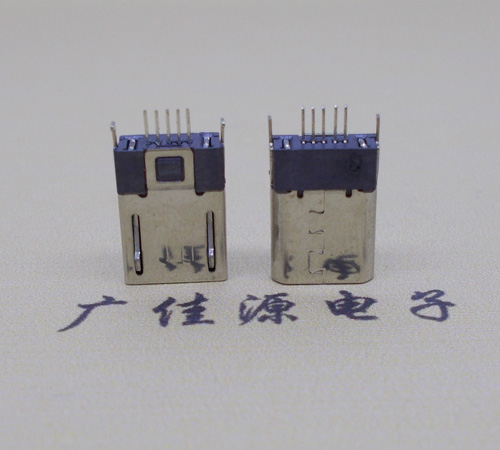 番禺micro-迈克 插座 固定两脚鱼叉夹板1.0公头连接器