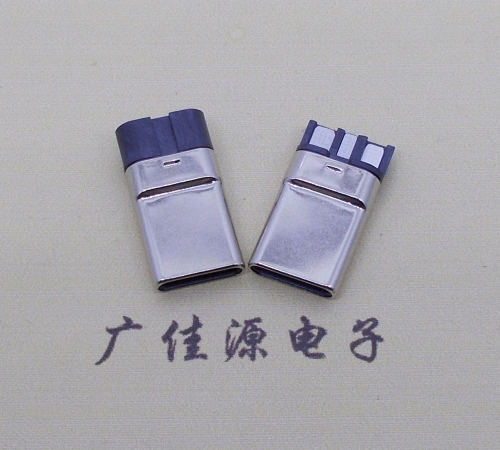 番禺焊线式 type c11p拉伸公头连接器总体长15.9mm